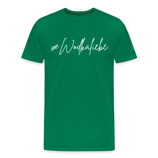 #Wodkaliebe - Männer Premium T-Shirt - Kelly Green