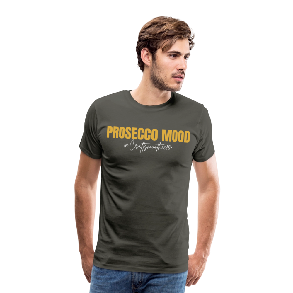 Prosecco Mood - Männer Premium T-Shirt - Asphalt