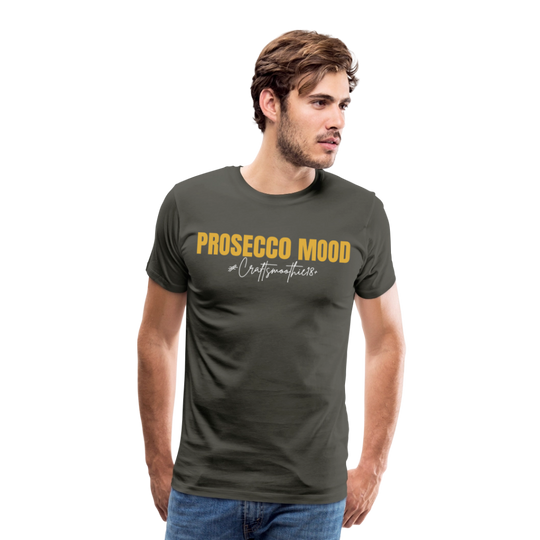 Prosecco Mood - Männer Premium T-Shirt - Asphalt