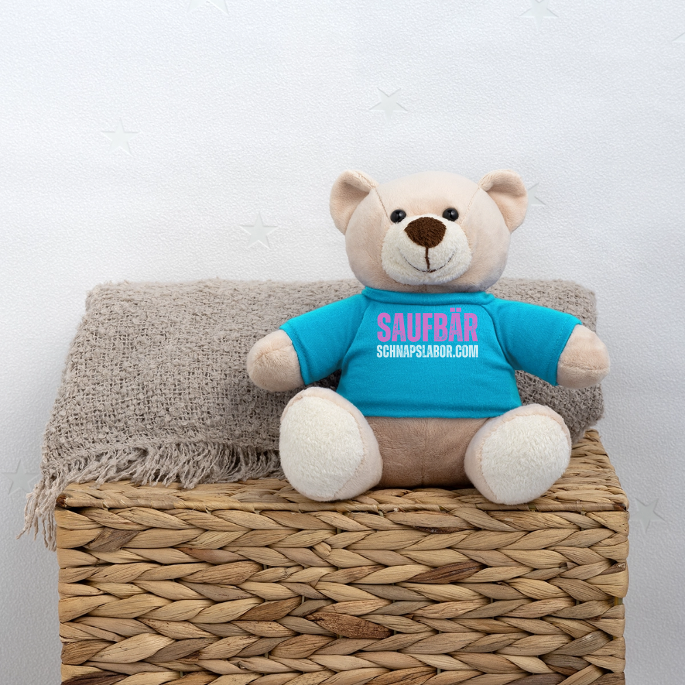 Saufbär - Teddy - Atollblau