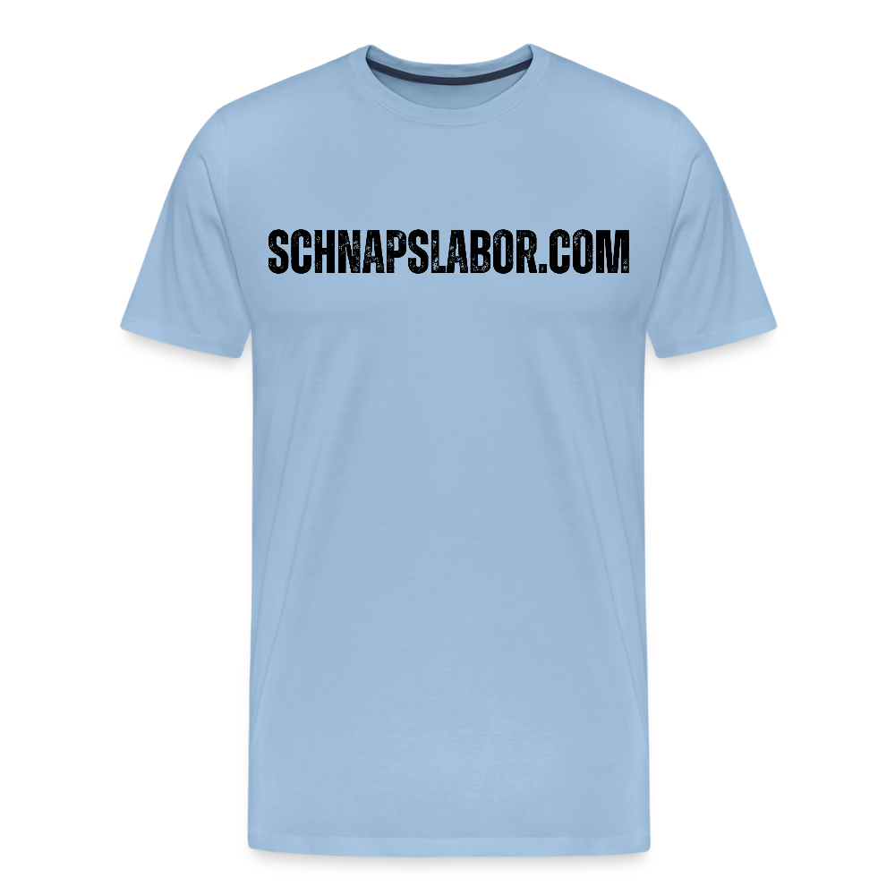 Schnapslabor - Männer Premium T-Shirt - Sky
