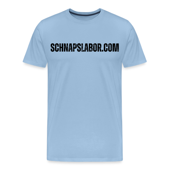Schnapslabor - Männer Premium T-Shirt - Sky