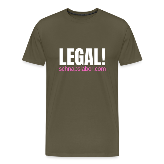 Legal - Männer Premium T-Shirt - Khaki