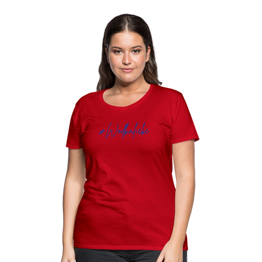 #Wodkaliebe - Frauen Premium T-Shirt - Rot