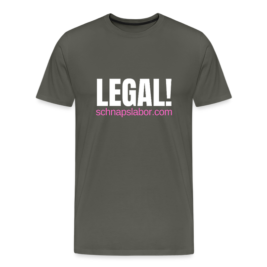 Legal - Männer Premium T-Shirt - Asphalt
