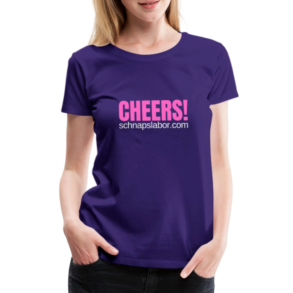 Cheers - Frauen Premium T-Shirt - Lila