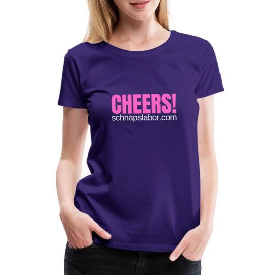Cheers - Frauen Premium T-Shirt - Lila
