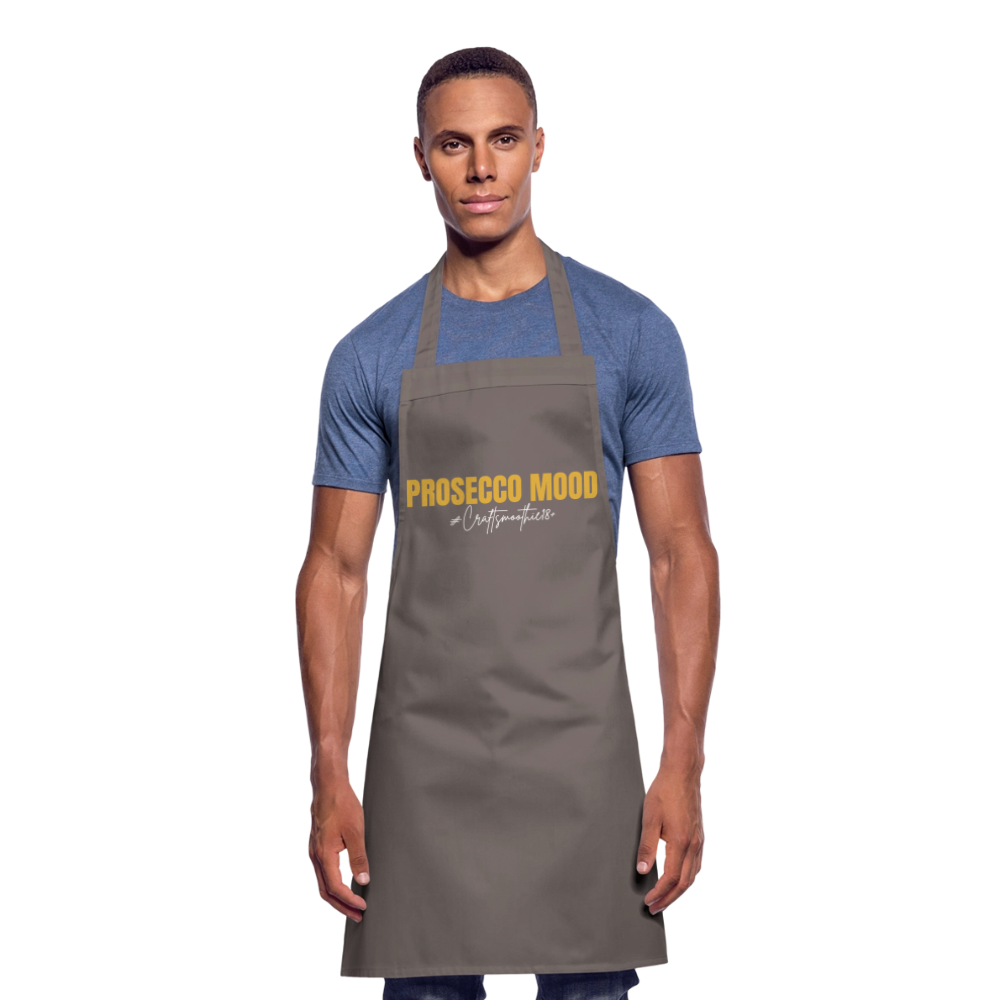 Prosecco Mood - Kochschürze - Grau