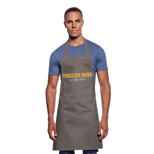 Prosecco Mood - Kochschürze - Grau