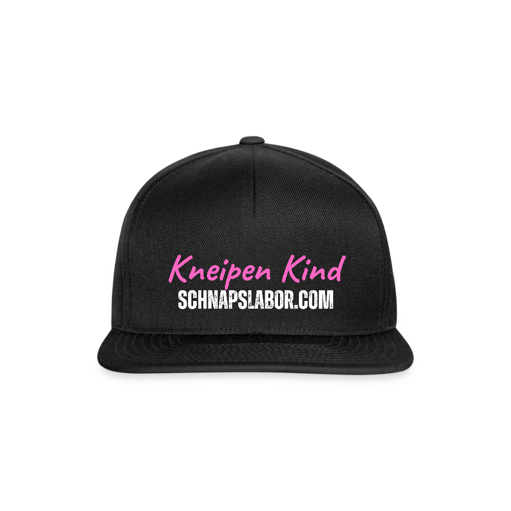 Kneipen Kind - Snapback Cap - Schwarz/Schwarz