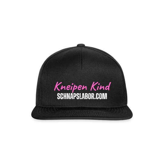 Kneipen Kind - Snapback Cap - Schwarz/Schwarz