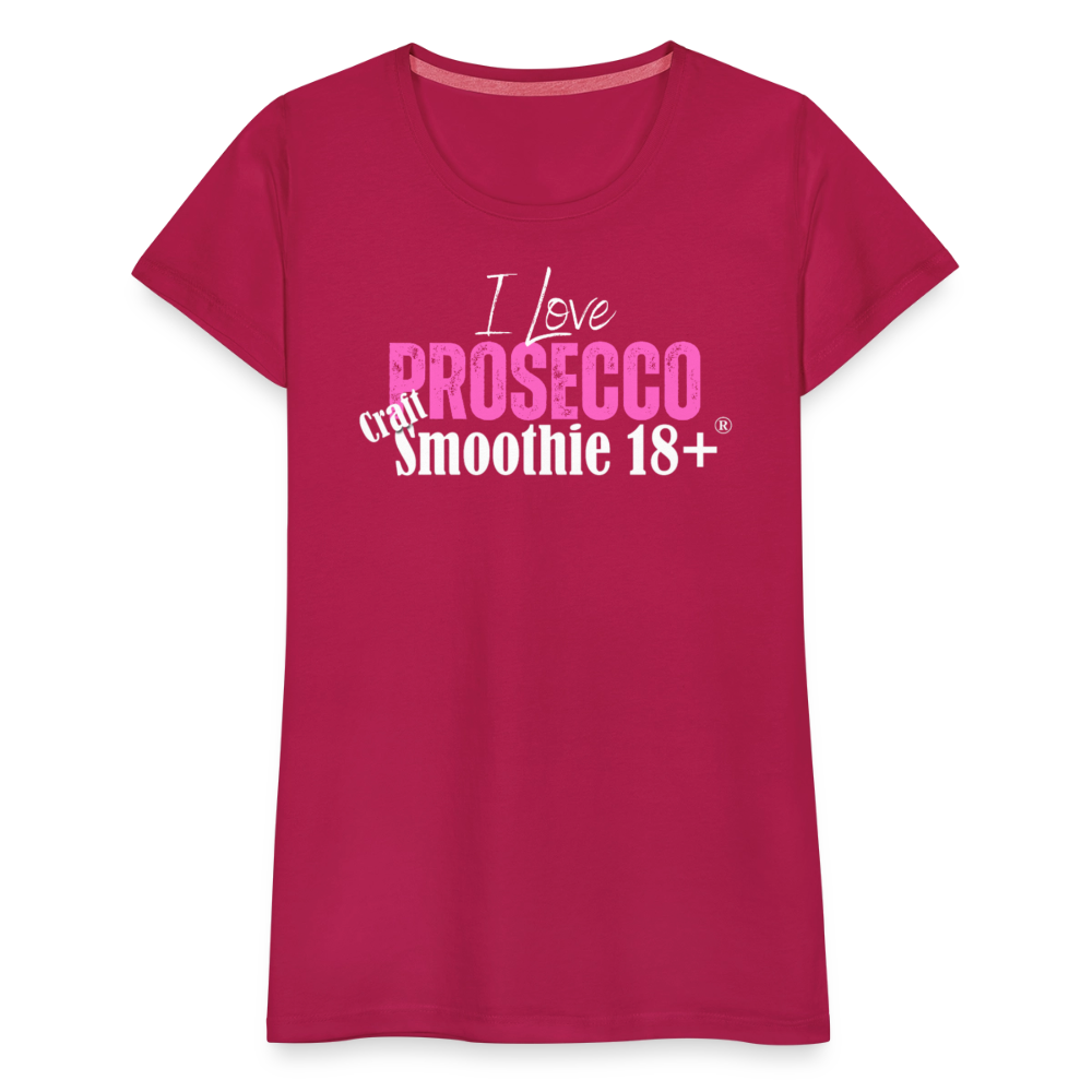 I love Prosecco - Frauen Premium T-Shirt - dunkles Pink