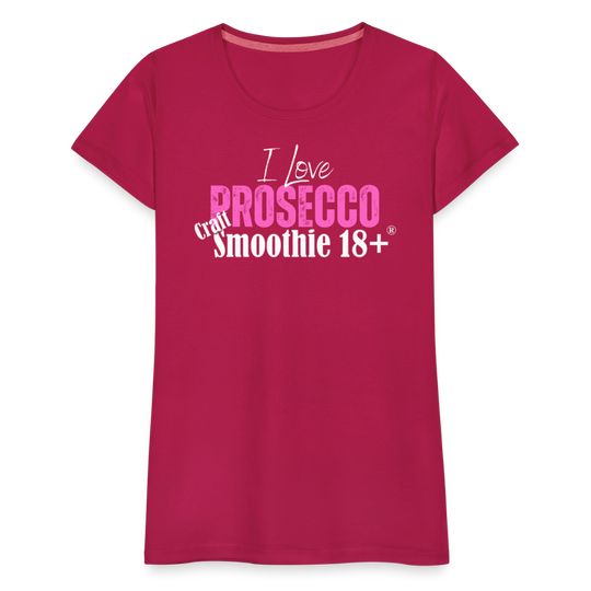 I love Prosecco - Frauen Premium T-Shirt - dunkles Pink