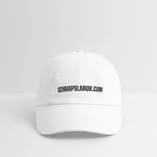 Schnapslabor - Baseballkappe - Weiß/Weiß