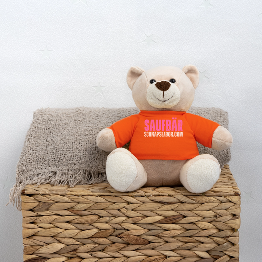Saufbär - Teddy - Goldorange
