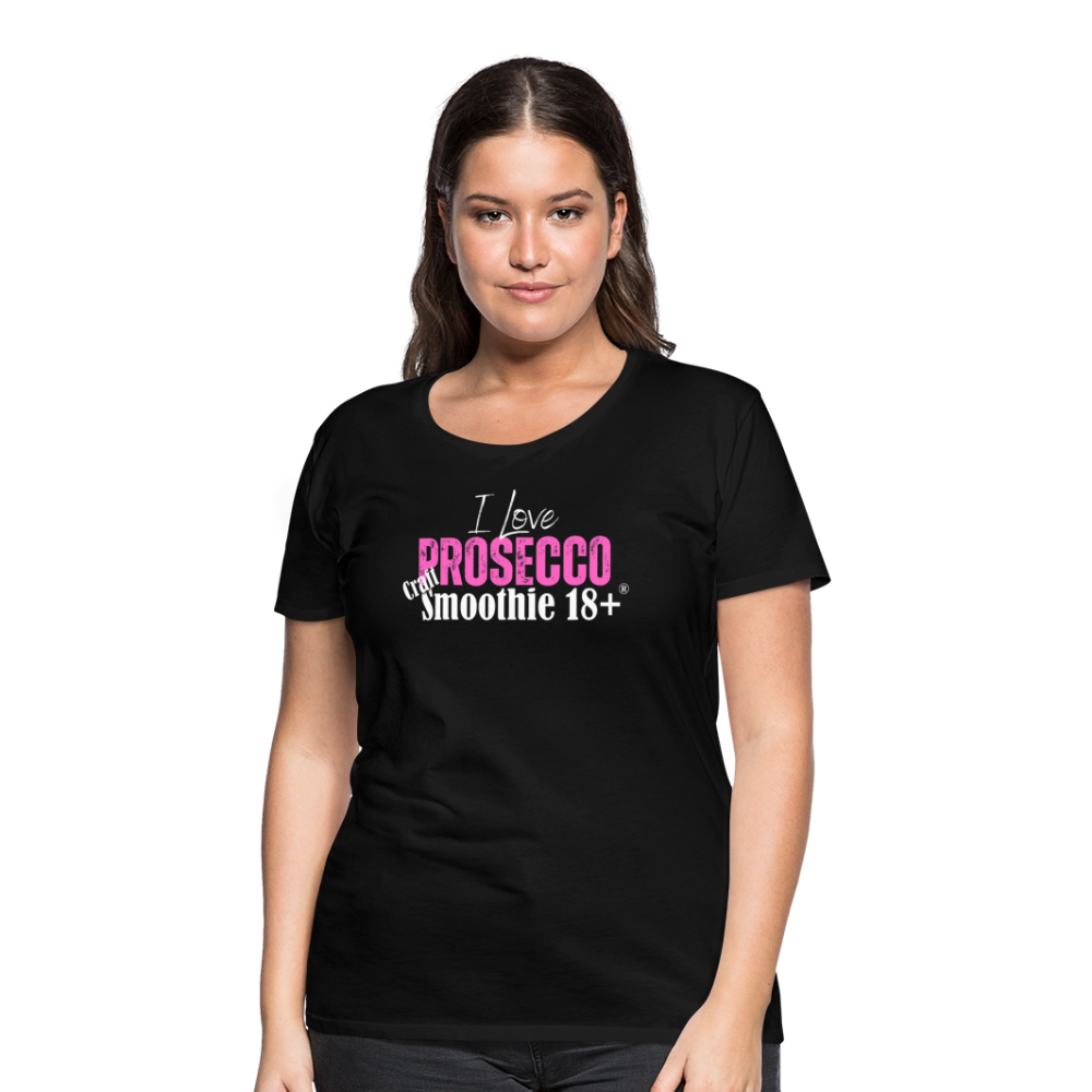 I love Prosecco - Frauen Premium T-Shirt - Schwarz