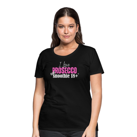 I love Prosecco - Frauen Premium T-Shirt - Schwarz