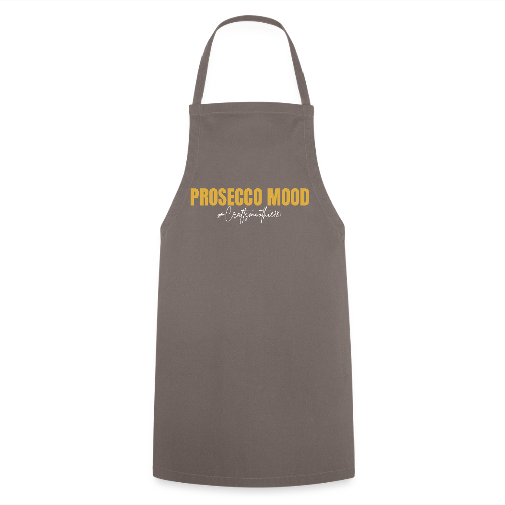 Prosecco Mood - Kochschürze - Grau
