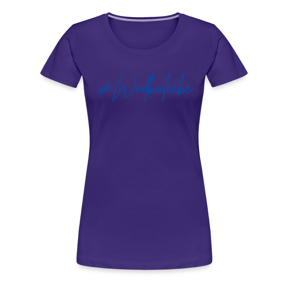 #Wodkaliebe - Frauen Premium T-Shirt - Lila