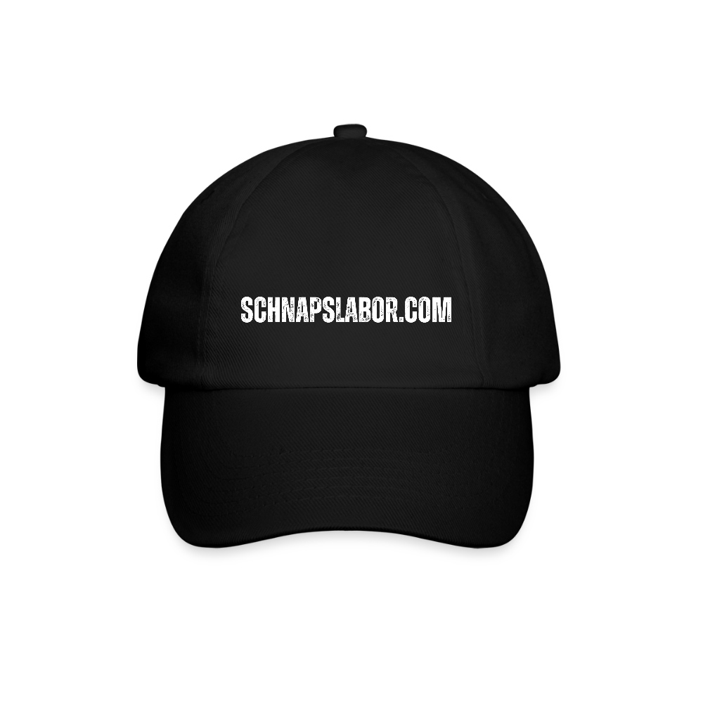 Schnapslabor - Baseballkappe - Schwarz/Schwarz
