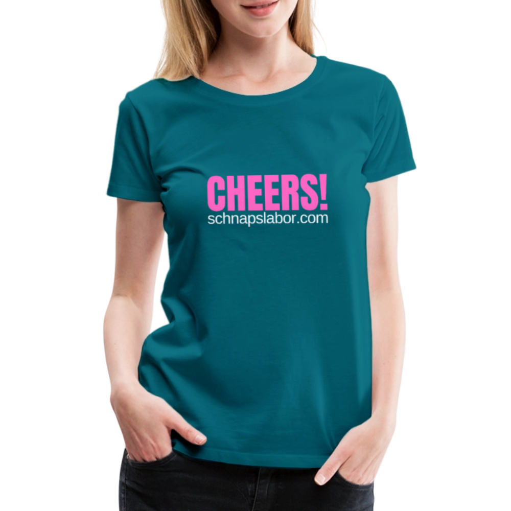Cheers - Frauen Premium T-Shirt - Divablau