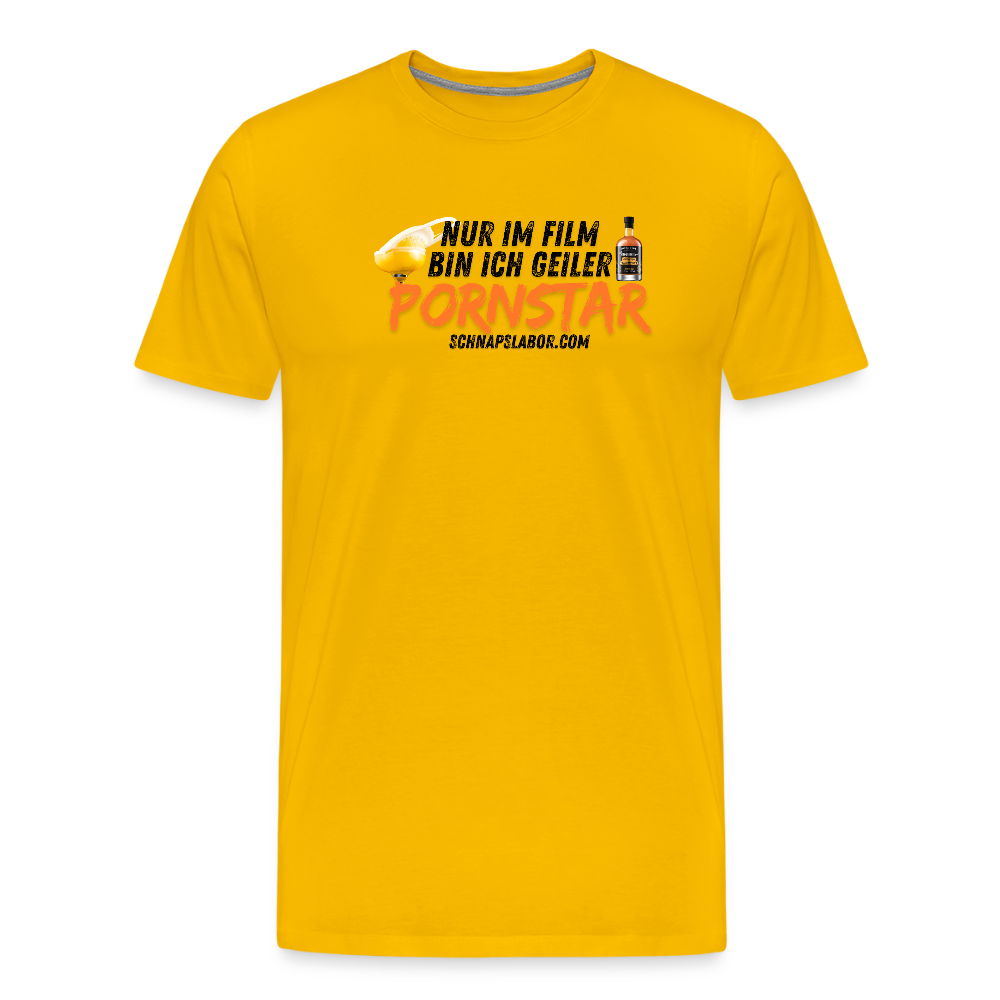 Männer Premium T-Shirt - Sonnengelb