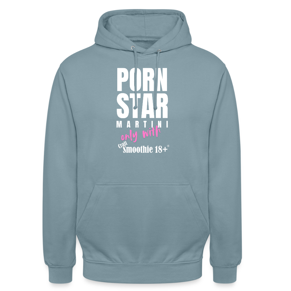 Pornstar Hoodie - "Unisex" - Nebelblau