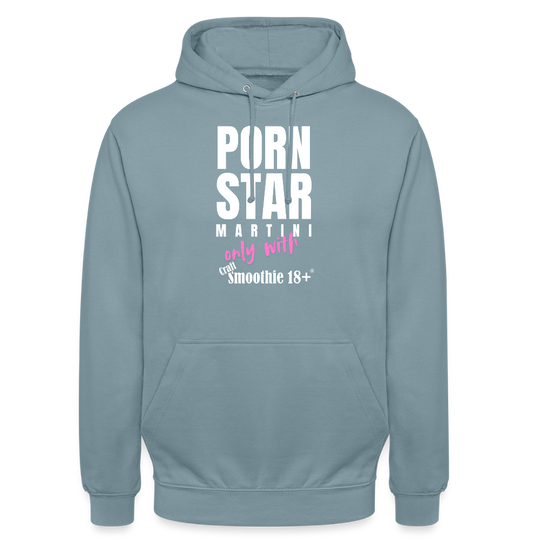 Pornstar Hoodie - "Unisex" - Nebelblau