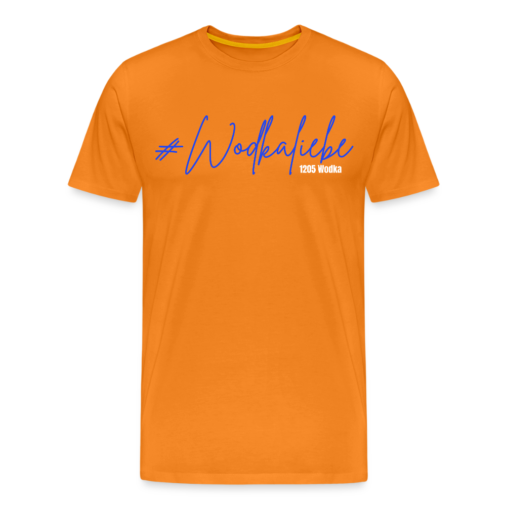 #Wodkaliebe 1205 - Männer Premium T-Shirt - Orange