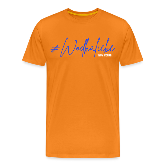#Wodkaliebe 1205 - Männer Premium T-Shirt - Orange