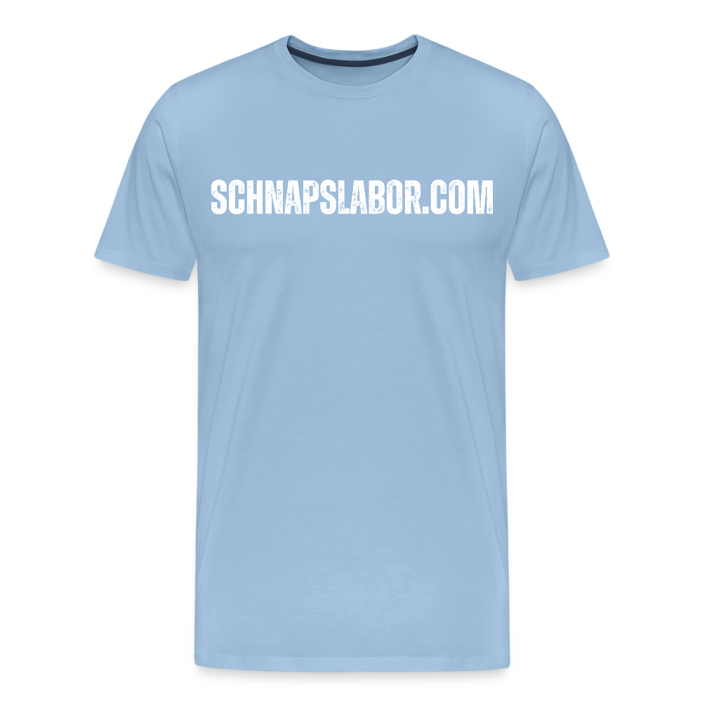 Schnapslabor - Männer Premium T-Shirt - Sky