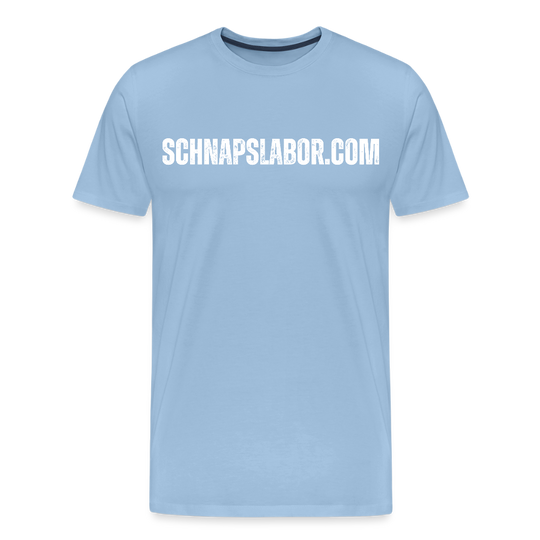Schnapslabor - Männer Premium T-Shirt - Sky