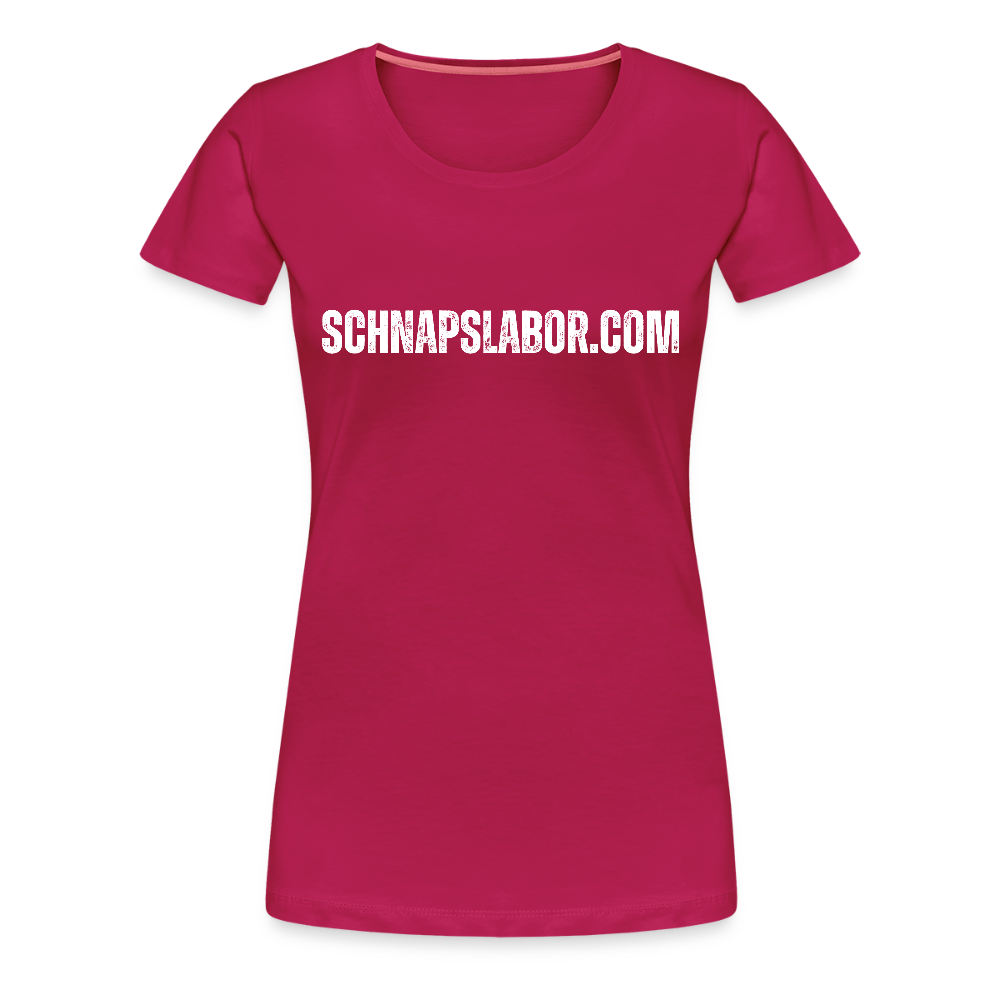 Schnapslabor - "Frauen Premium T-Shirt" - dunkles Pink