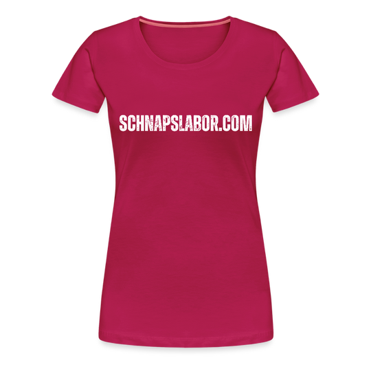 Schnapslabor - "Frauen Premium T-Shirt" - dunkles Pink