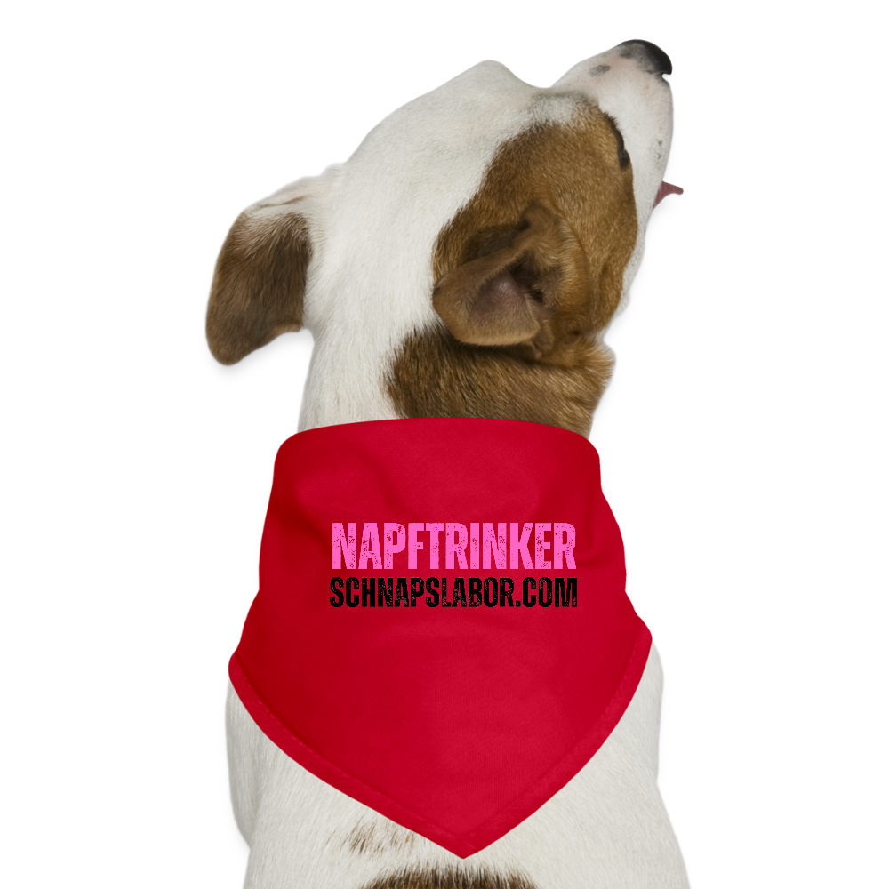 Napftrinker - Hunde Bandana - Rot