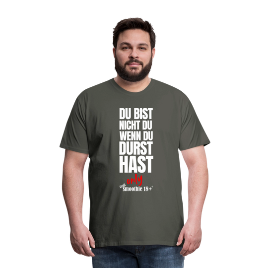 Du bist nicht Du - Männer Premium T-Shirt - Asphalt