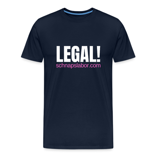 Legal - Männer Premium T-Shirt - Navy