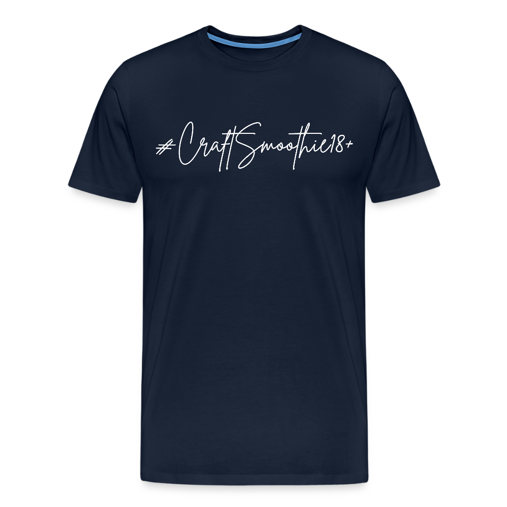 #CraftSmoothie18+ - Männer Premium T-Shirt - Navy