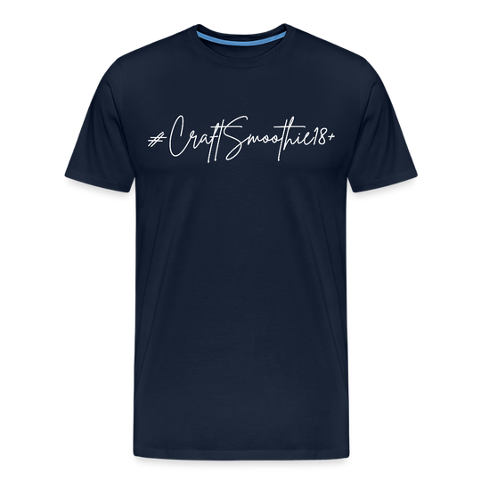 #CraftSmoothie18+ - Männer Premium T-Shirt - Navy