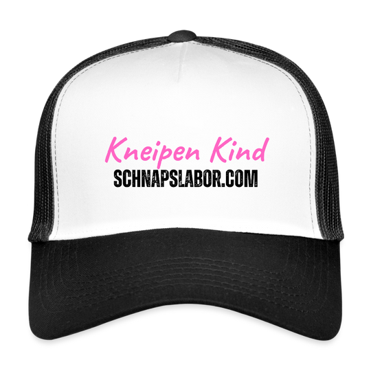 Kneipen Kind - Trucker Cap - Weiß/Schwarz