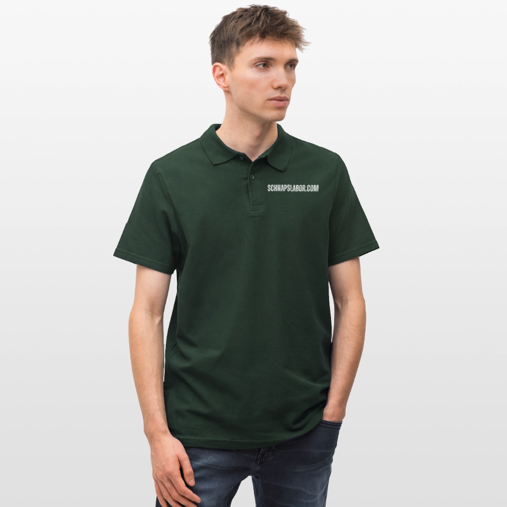 Schnapslabor - Männer Poloshirt - Tannengrün