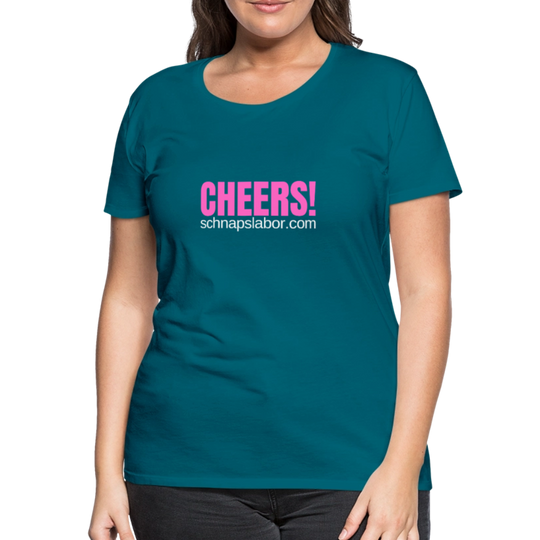 Cheers - Frauen Premium T-Shirt - Divablau