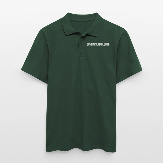 Schnapslabor - Männer Poloshirt - Tannengrün