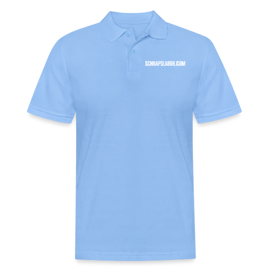Schnapslabor - Männer Poloshirt - Himmelblau