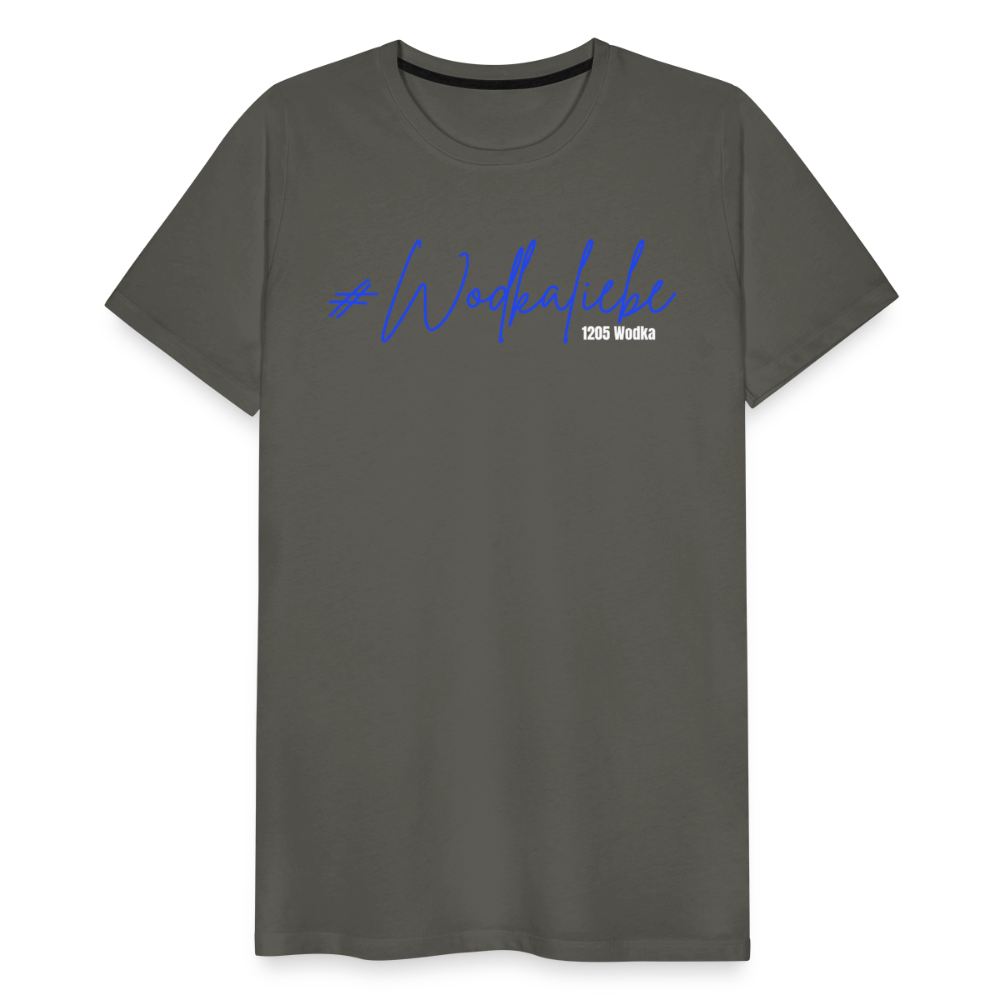 #Wodkaliebe 1205 - Männer Premium T-Shirt - Asphalt