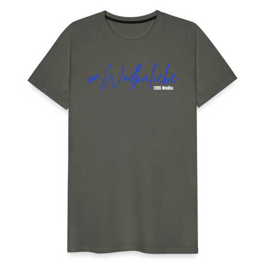 #Wodkaliebe 1205 - Männer Premium T-Shirt - Asphalt