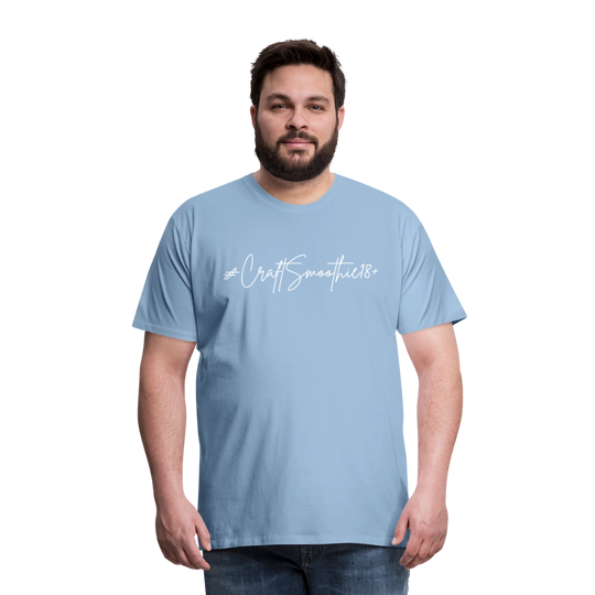 #CraftSmoothie18+ - Männer Premium T-Shirt - Sky