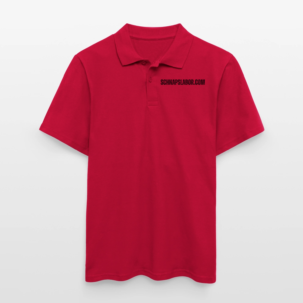 Schnapslabor - Männer Poloshirt - cherry red