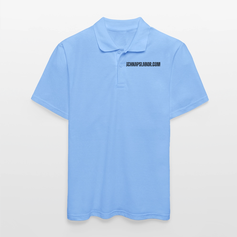 Schnapslabor - Männer Poloshirt - Himmelblau