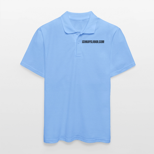 Schnapslabor - Männer Poloshirt - Himmelblau